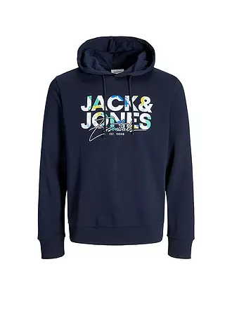 JACK & JONES | Kapuzensweater - Hoodie JJGEPLAS | dunkelblau